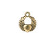 TierraCast Antique Brass (plated) Winged Heart Charm 15x17mm