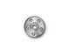 TierraCast Rhodium (plated) Large Hole Rivet Bead Cap 4x14mm