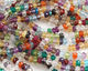 Multi Gemstone (Amethyst, Aquamarine, Carnelian, Citrine, Rock Crystal) Faceted Rondelle 4mm