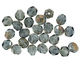 Czech Fire Polished Glass Twilight Montana Blue Round 6mm