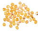 Czech Fire Polished Glass Medium Topaz AB Round 3mm