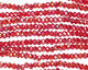 Garnet AB Crystal Faceted Rondelle 3mm
