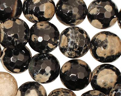 Cobra Agate Faceted Round 16mm