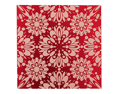 Lillypilly Red Kaleidoscope Anodized Aluminum Sheet 3