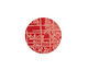 Lillypilly Red Bamboo Anodized Aluminum Disc 19mm, 24 gauge