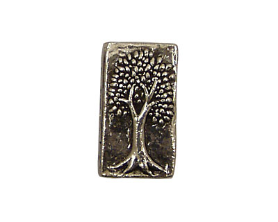 Green Girl Pewter Grow Strong 23x12mm