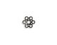 Vintaj Arte Metal 6 Petal Pierced Bead Cap 2x10mm