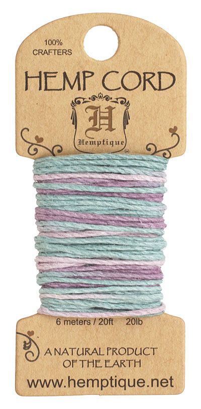 Pastel Hemp Twine 20 lb, 20 ft