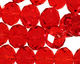 Siam Ruby Crystal Faceted Rondelle 14mm