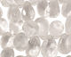 White Topaz Faceted Flat Teardrop 6-10x10-14mm