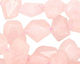 Rose Quartz Faceted Nugget 10-15x11-18mm
