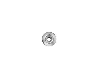 TierraCast Rhodium (plated) 7mm Classic Bead Aligner 4mm Peg 4x7mm