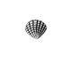 Pewter Clamshell 12x14mm
