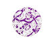 Lillypilly Purple Cherry Blossom Anodized Aluminum Disc 25mm, 24 gauge