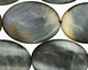 Honey Tiger Eye (blue) Flat Oval 25x18mm
