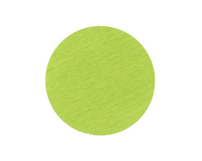Lillypilly Lime Green Anodized Aluminum Disc 25mm, 24 gauge