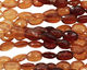 Hessonite Faceted Flat Oval 8-9x6mm