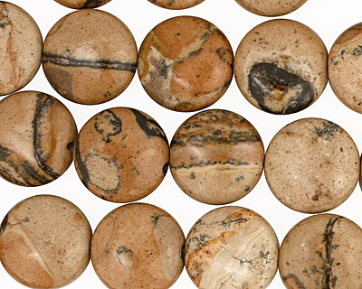 Madagascar Leopardskin Puff Coin 12mm