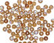 Czech Glass Smoky Topaz AB Round 4mm