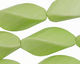 Lemon Chrysoprase Faceted Twisted Rice 30x15mm