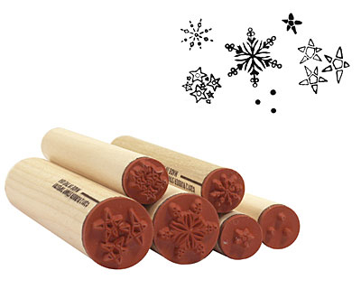 Winter Night Sky Rubber Stamp Set