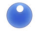 Royal Blue Recycled Glass Off Center Donut 30mm