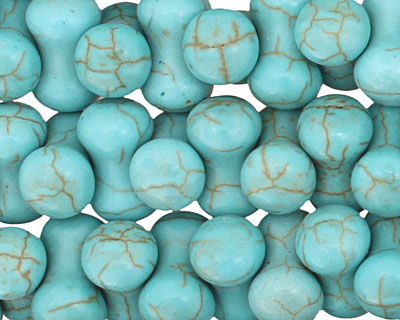 Blue Magnesite Barbell 8x14mm