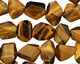 Tiger Eye Faceted Nugget 7-11x9-16mm