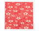Lillypilly Red Flower Garden Anodized Aluminum 3"x3" Sheet, 24 gauge