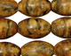 Yellow Zebra Jasper Rice 20x15mm