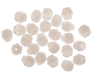 Czech Fire Polished Glass Milky Amethyst Round 6mm