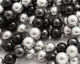 Grayscale Shell Pearl Mix Round 6mm