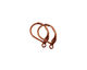 Nunn Design Antique Copper (plated) Small Leverback Earwire 10x13mm