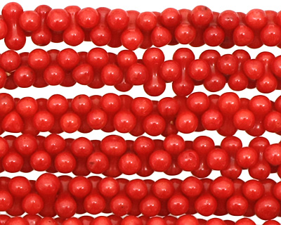 Coral Peanut 4x8mm