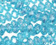 Aquamarine AB Crystal Faceted Rondelle 8mm