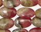 Peru Rhodochrosite Flat Oval 20-24x13-14mm