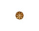 TierraCast Antique Gold (plated) Dharma Bead Cap 4x10mm
