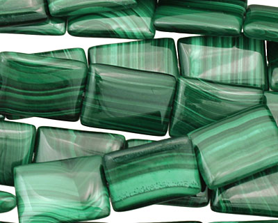 Malachite Thin Pillow 18x13mm