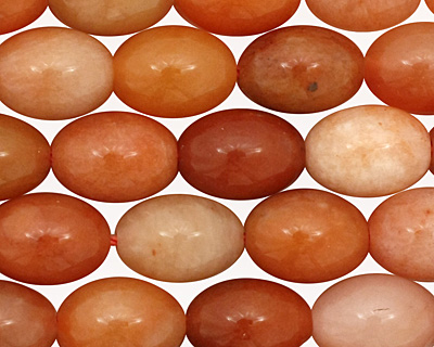 India Red Aventurine Rice 12x8mm