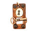 Earthenwood Studio Ceramic Wooden Door Toggle Clasp 36x18mm, 24mm bar
