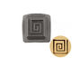 Square Spiral Metal Stamp 5mm