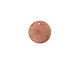 Nunn Design Antique Copper (plated) Flat Small Circle Tag 20mm