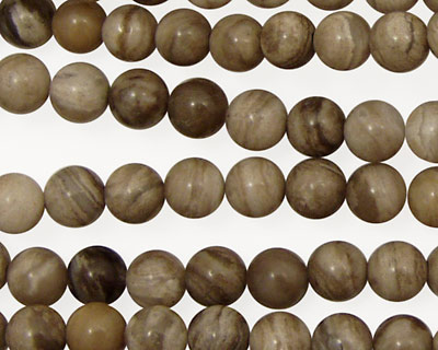 China Silver Leaf Round 6mm