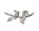 Ezel Findings Rhodium (plated) Birds on the Branch Link 35x18mm
