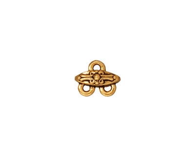 TierraCast Antique Gold (plated) Tudor 2-1 Link 10x8mm