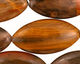 Wooden Jasper Horse Eye 38-40x20mm
