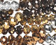 Metallics Crystal Mix Faceted Rondelle 8mm
