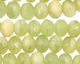 Czech Glass Avocado Bisque Fire Polished Rondelle 5x7mm