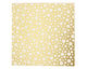 Lillypilly Gold Scattered Dots Anodized Aluminum Sheet 3"x3", 22 gauge