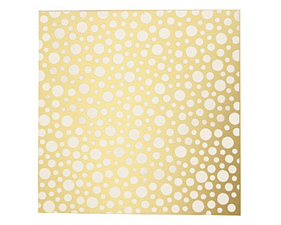 Lillypilly Gold Scattered Dots Anodized Aluminum Sheet 3